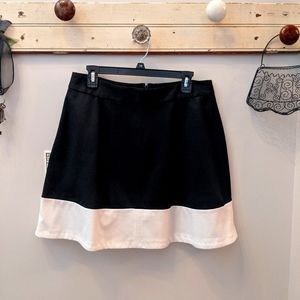 Loft B & W skirt